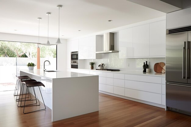 Disegni da cucina minimalisti Moderni, puliti e funzionalixA