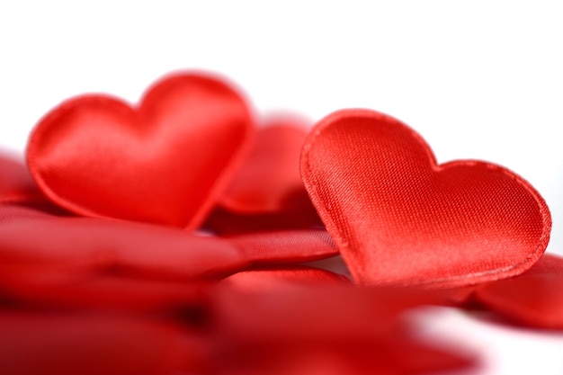 Disegni decorativi a forma di cuore da vicino