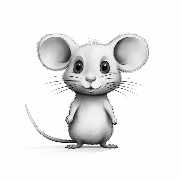 Disegni minimalistici e stravaganti di mouse