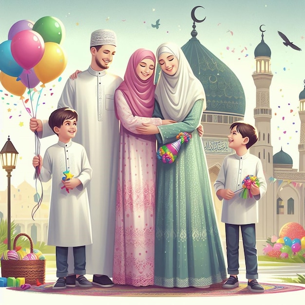 Disegni per ogni evento islamico come Mahe Ramadan e Eid ul Fitr