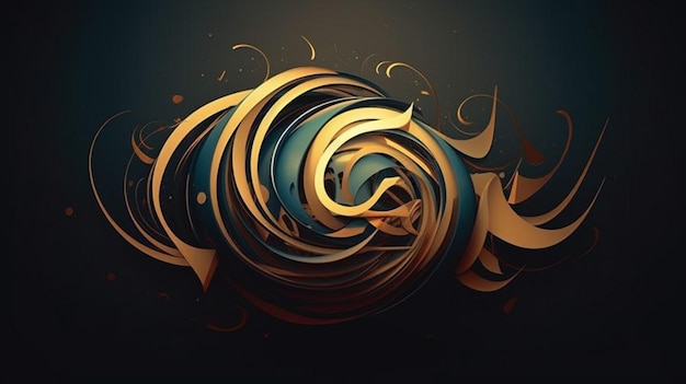 Disegni tipografici semplici ma eleganti con islamico