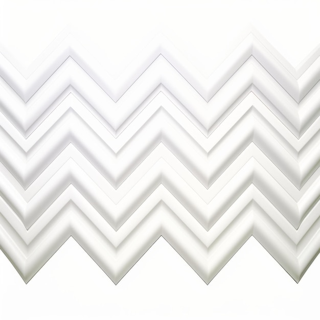 Disegno a Chevron bianco su sfondo bianco Disegno calmo e meditativo