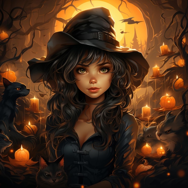 Disegno artistico di Halloween