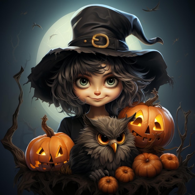 Disegno artistico di Halloween