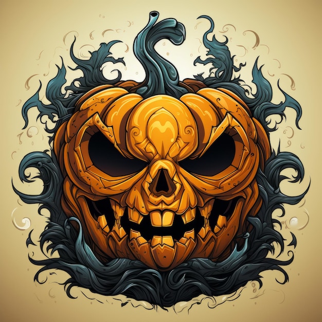 Disegno artistico di Halloween