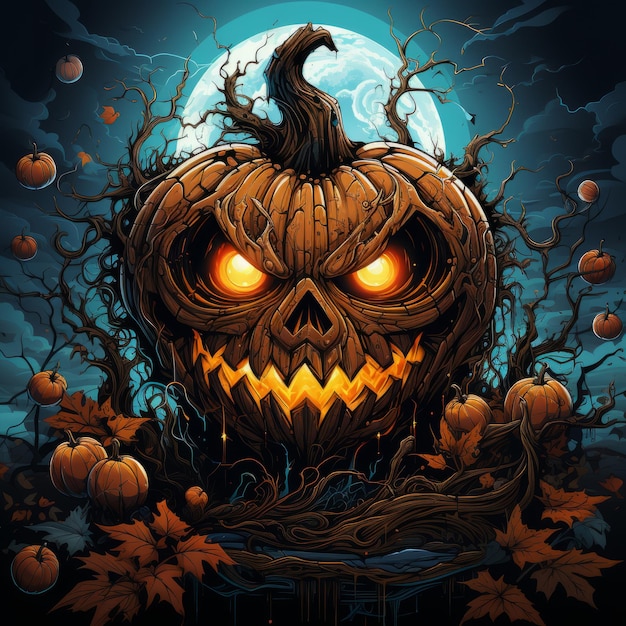 Disegno artistico di Halloween