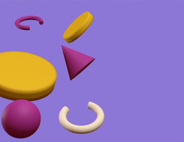 disegno astratto del fondo di arte 3d con lo stile geometrico 3d