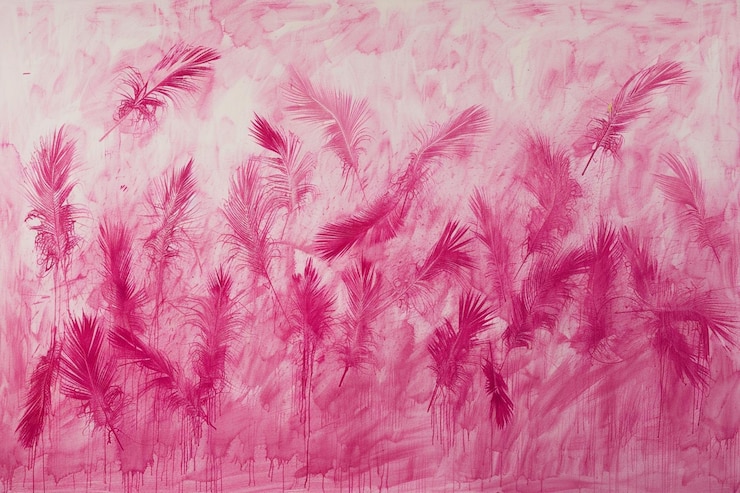 Foto disegno astratto rosa morbido