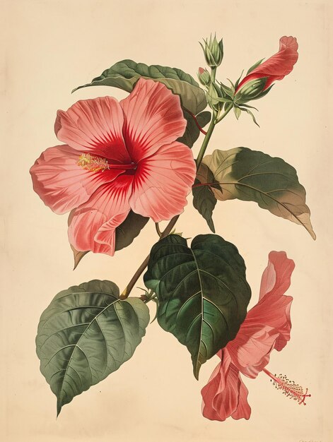 Disegno botanico del 1800