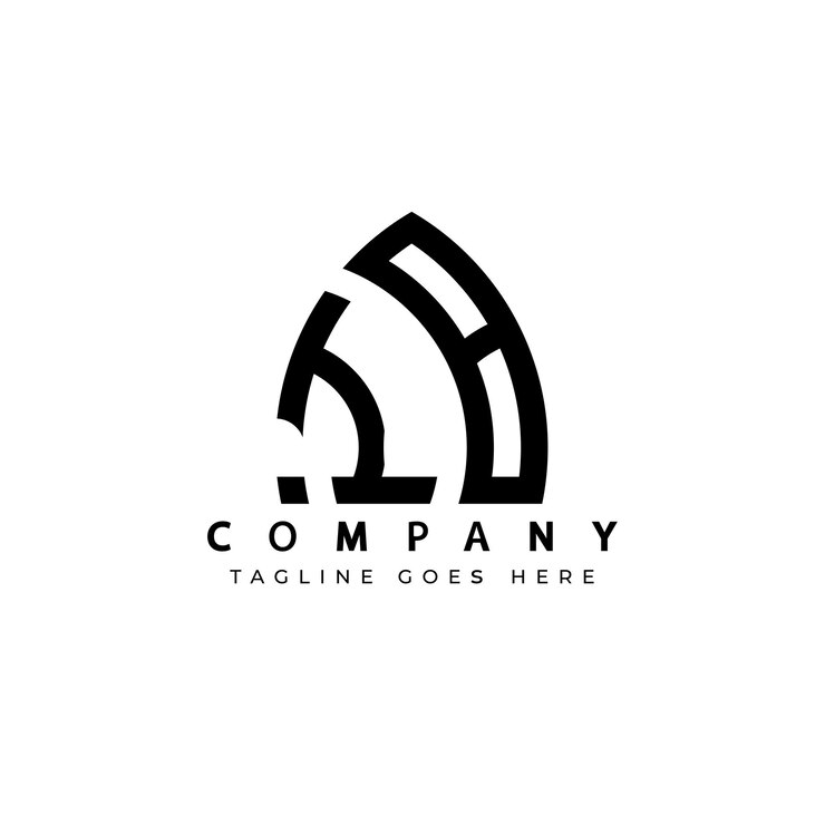 disegno del logo lettera ib o bi