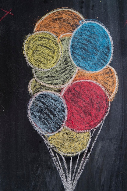 Disegno di palloncini colorati