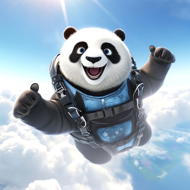 disegno di panda