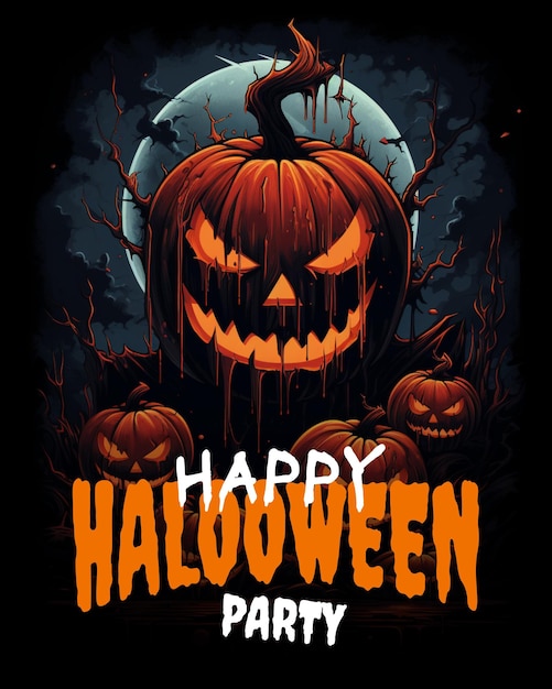 Disegno di poster di Halloween