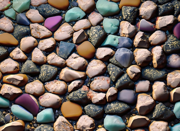 Disegno di sfondo di pietre colorate astratte per il tuo progetto creativo