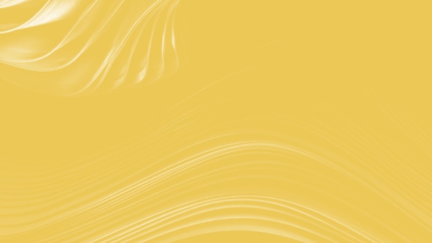 Disegno di sfondo geometrico 3D astratto colore giallo calmante morbido