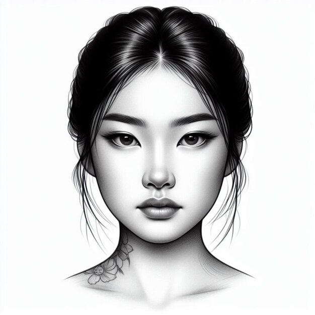 disegno di tatuaggio asiatico