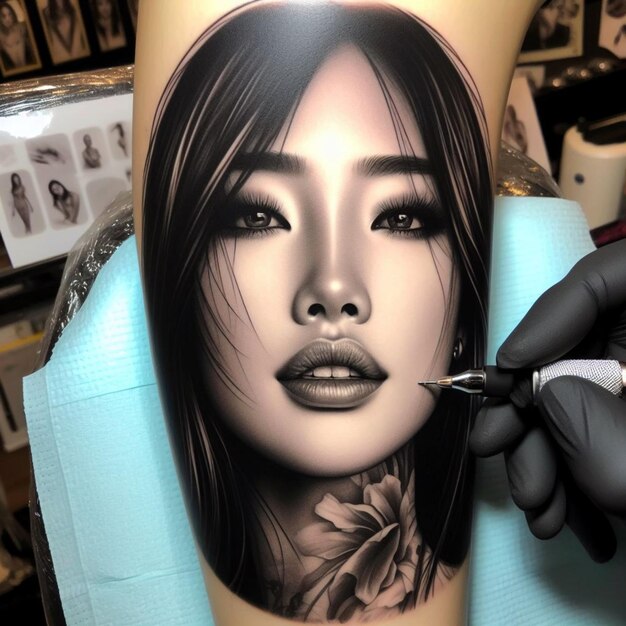 disegno di tatuaggio asiatico