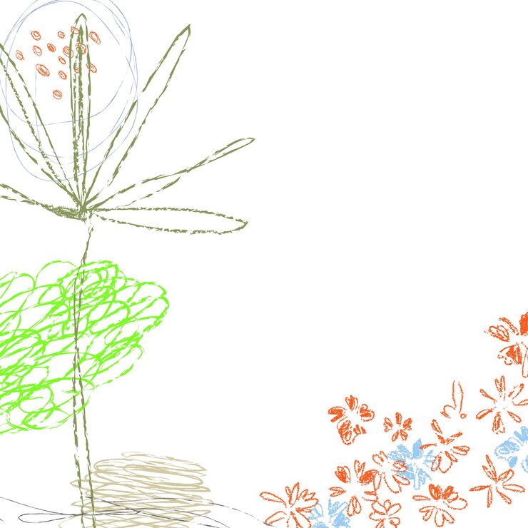 Foto disegno femminile a sfondo trasparente png disegnato a mano con il pastello
