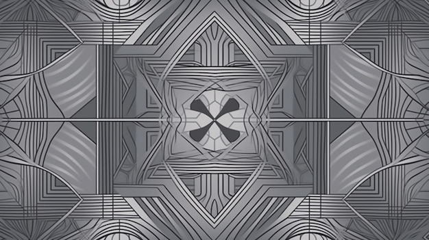 Disegno geometrico grigio