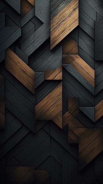 Disegno geometrico in legno
