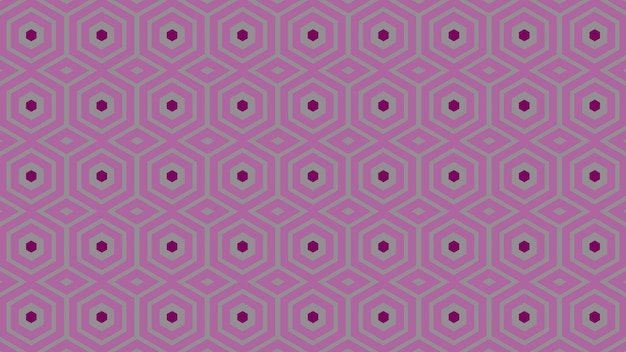 Disegno geometrico viola e rosa su uno sfondo viola