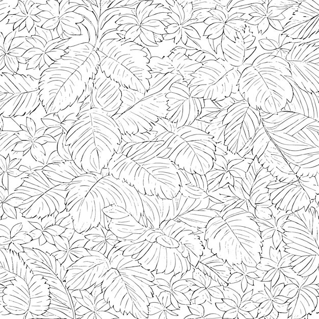 Disegno in bianco e nero a disegno di Doodle