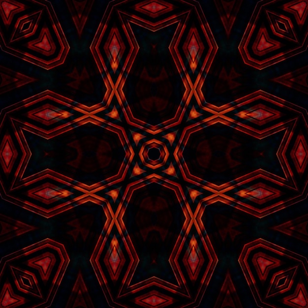 Disegno kaleidoscopico senza cuciture Arte della consistenza