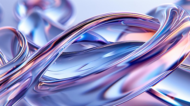 Disegno liquido astratto e colorato con un design futuristico e ondulato adatto alla tecnologia artistica moderna o a concetti di sfondo creativi