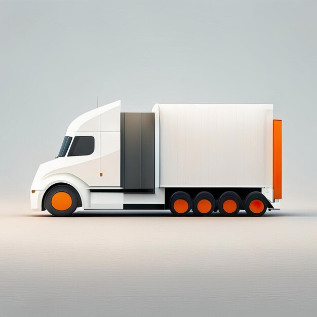 Disegno minimalista del camion
