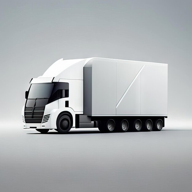 Disegno minimalista del camion