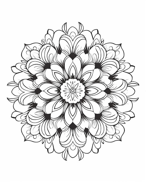 Disegno ornamentale circolare