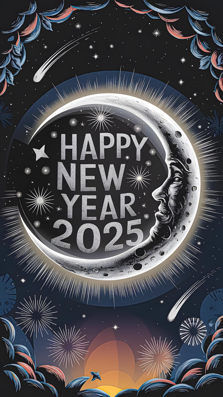 Foto disegno per il 2025 buon anno nuovo
