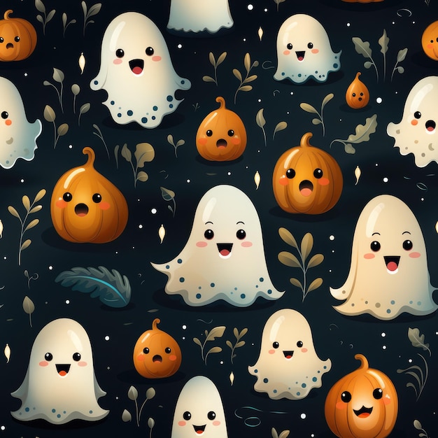 Disegno senza cuciture di Halloween