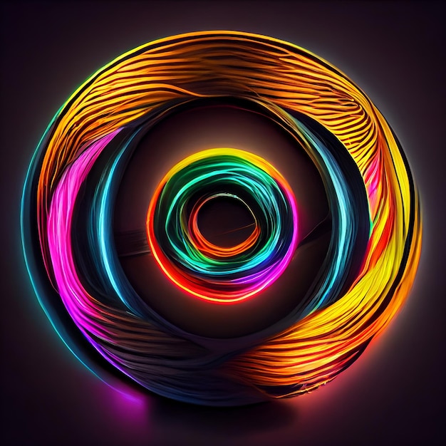 disegno slinky light art light painting