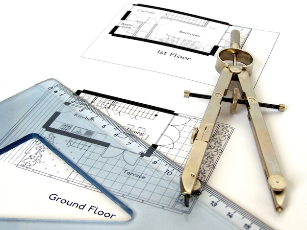 Disegno tecnico della casa