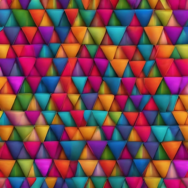 Disegno tessile geometrico senza cuciture illustrato in 3D