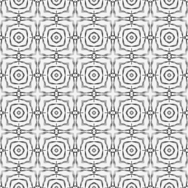Disegno tropicale senza cuciture nero e bianco