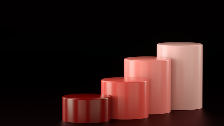 Foto display cilindrico 3d