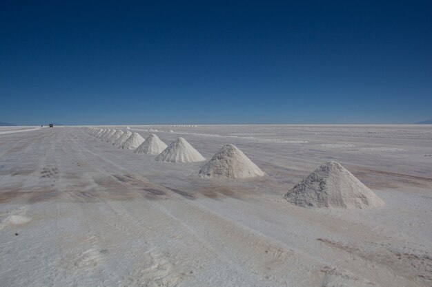 Distesa di sale a Uyuni Bolivia.