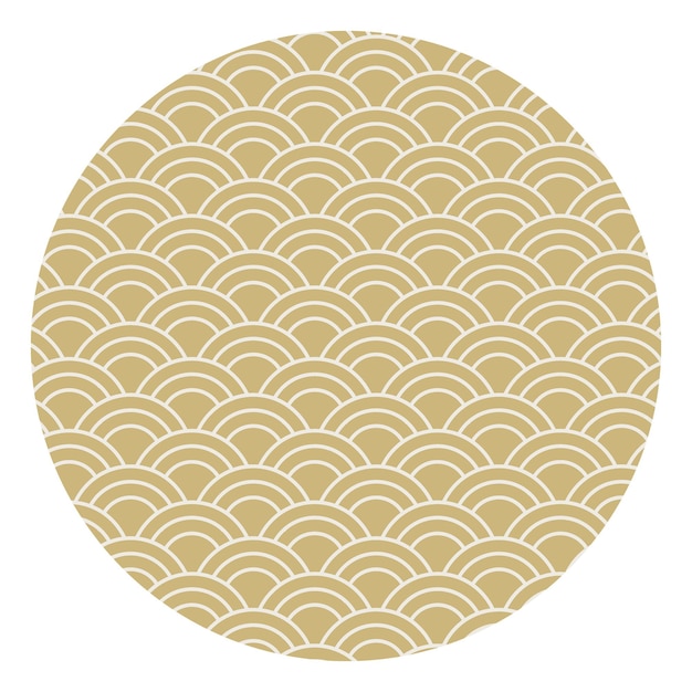 distintivo png a disegno orientale cinese con sfondo trasparente in oro