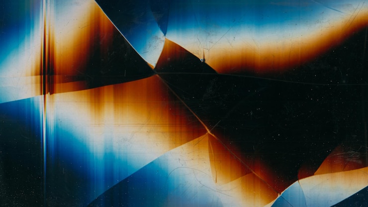 Distorzione della matrice dello schermo rotta polvere di vetro rotta