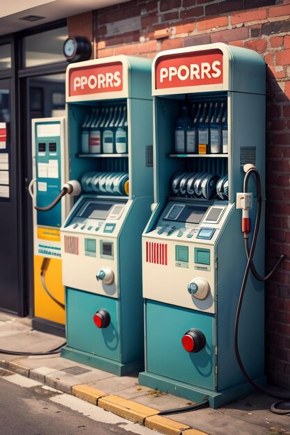 Distributore automatico di pile di ricarica della macchina per il rifornimento automatico della macchina per il rifornimento di carburante della stazione di servizio per auto