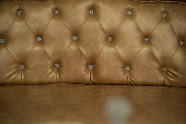 Divano marrone texture close up divano design di lusso pelle sfondo