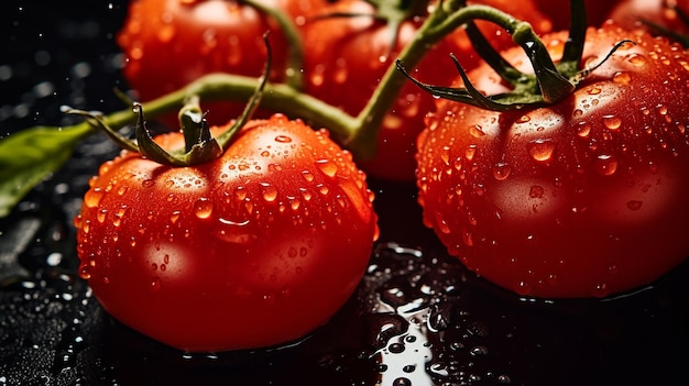 Diversi pomodori in ceste vicino alla serra Raccolta dei pomodori