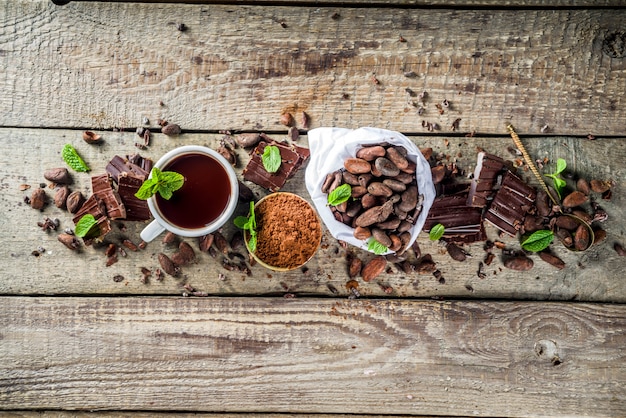 Diversi tipi di cacao