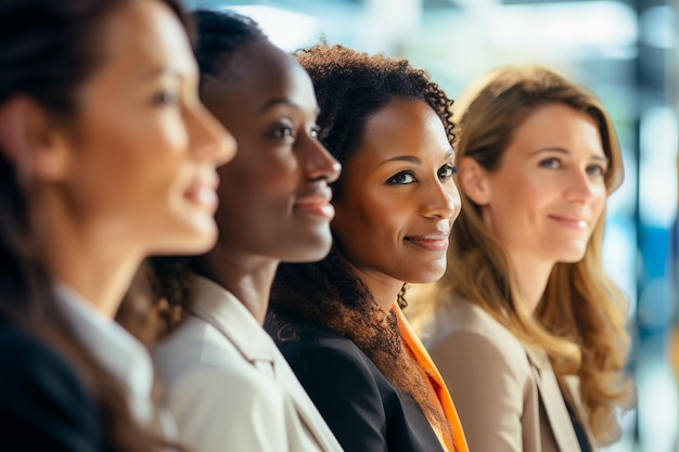 Diversità etnica Persone di diverse culture che partecipano a un colloquio di lavoro inclusivo ed equo