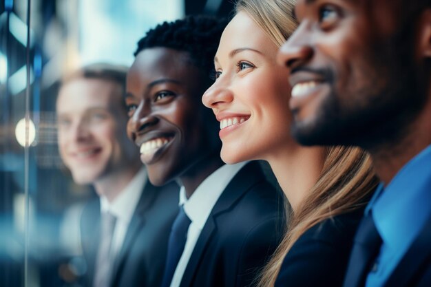 Diversità etnica Persone di diverse culture che partecipano a un colloquio di lavoro inclusivo ed equo