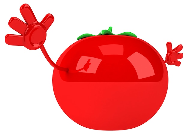 Divertente animazione al pomodoro