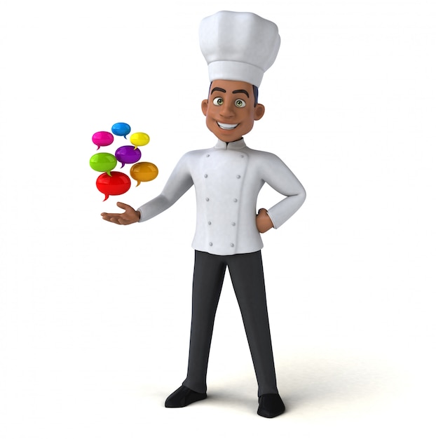 Divertente animazione da chef