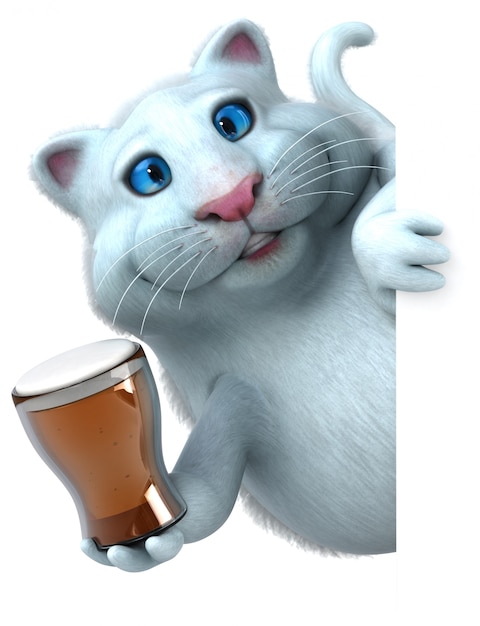 Divertente animazione del gatto